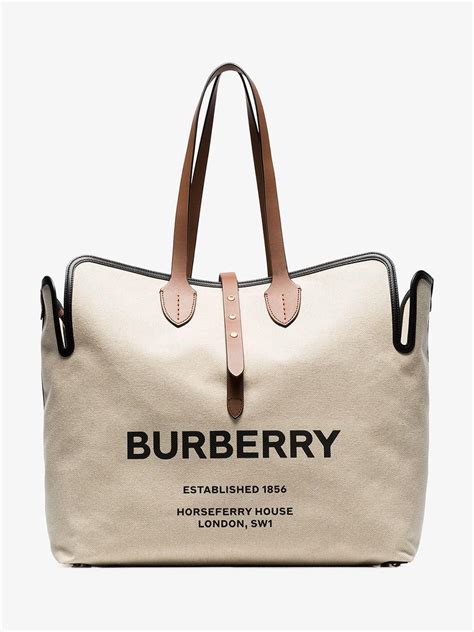 burberry canvas dark brown and white handbag|burberry canvas handbags on sale.